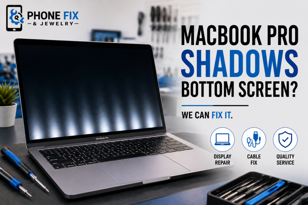 MacBook Pro Shadows Bottom Screen