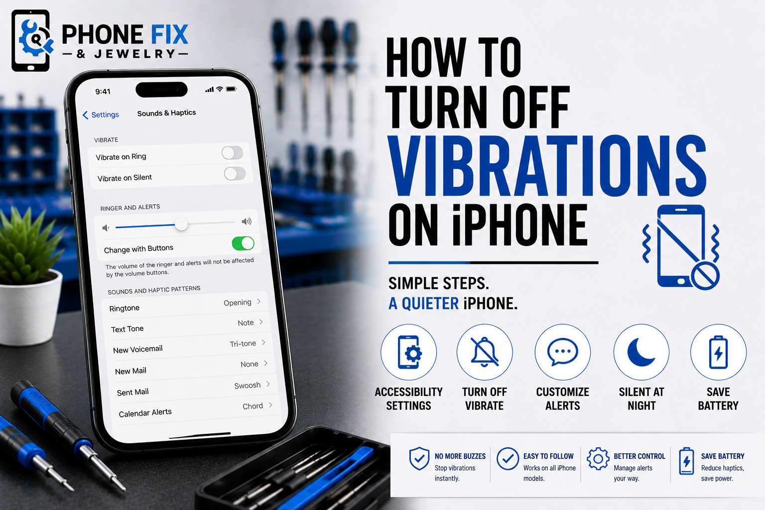 How to Turn Off Vibrations iPhone