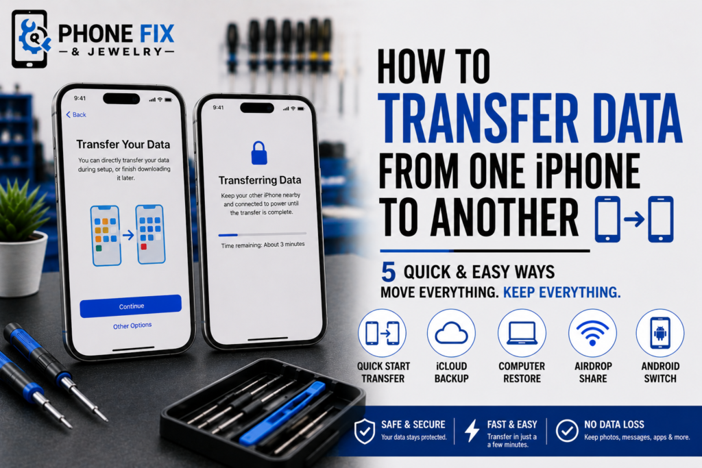 How to Transfer Data From One iPhone to Another