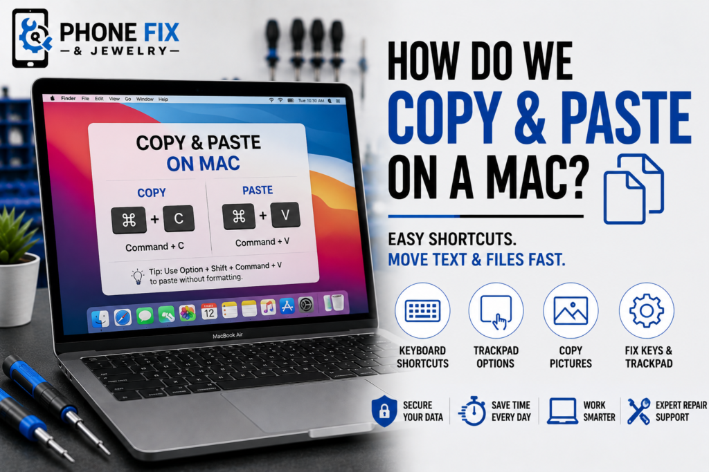 How Do We Copy and Paste on a Mac