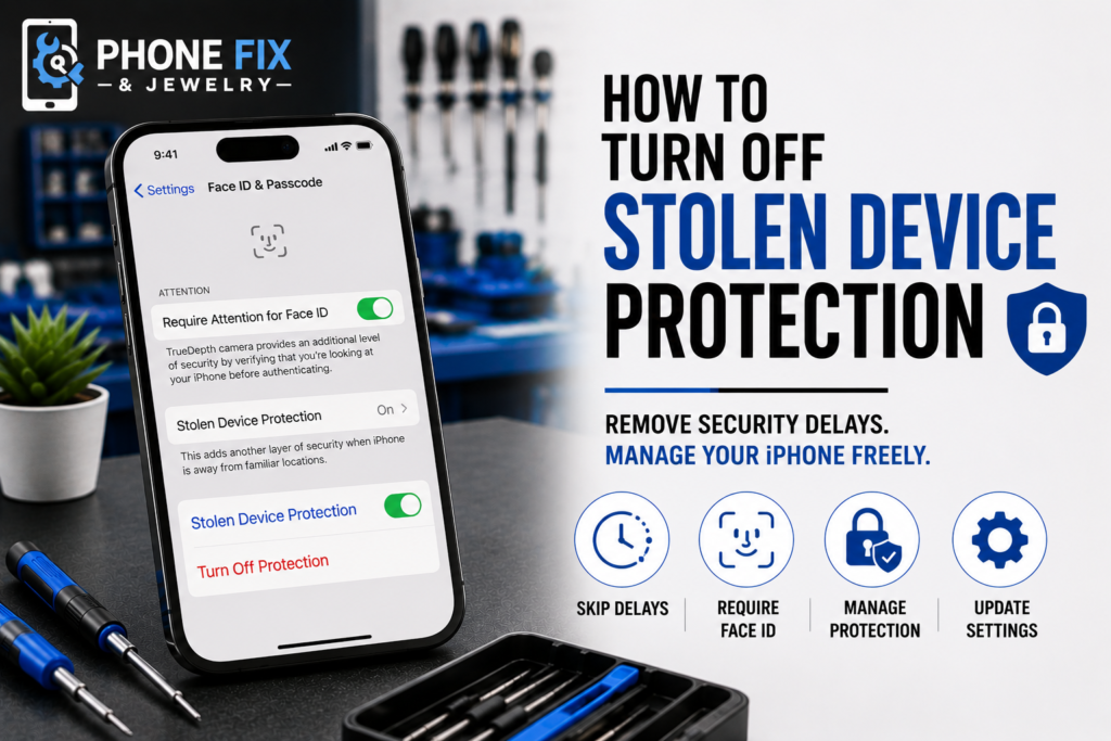 How to Turn Off Stolen Device Protection
