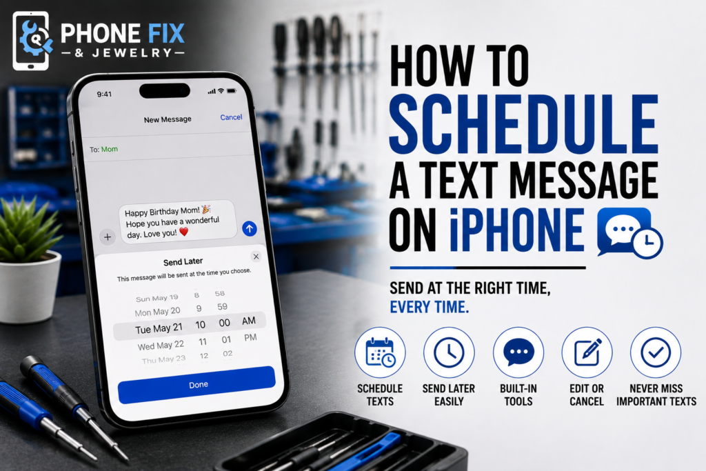 How to Schedule a Text Message on iPhone